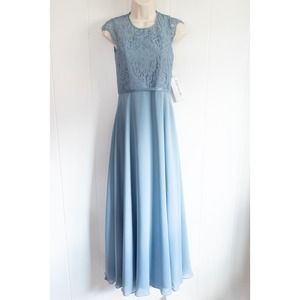 Christina Wu Celebrations Girls Bridesmaids Dress Formal Dress Size 14 NWT Slate